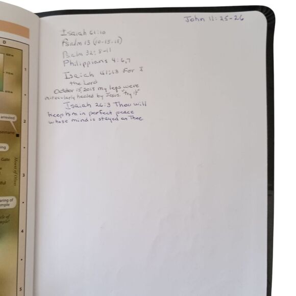 Thinline Bible Large Print Imitation Leather Red Letter Edition Thomas Nelson - Picture 12 of 16